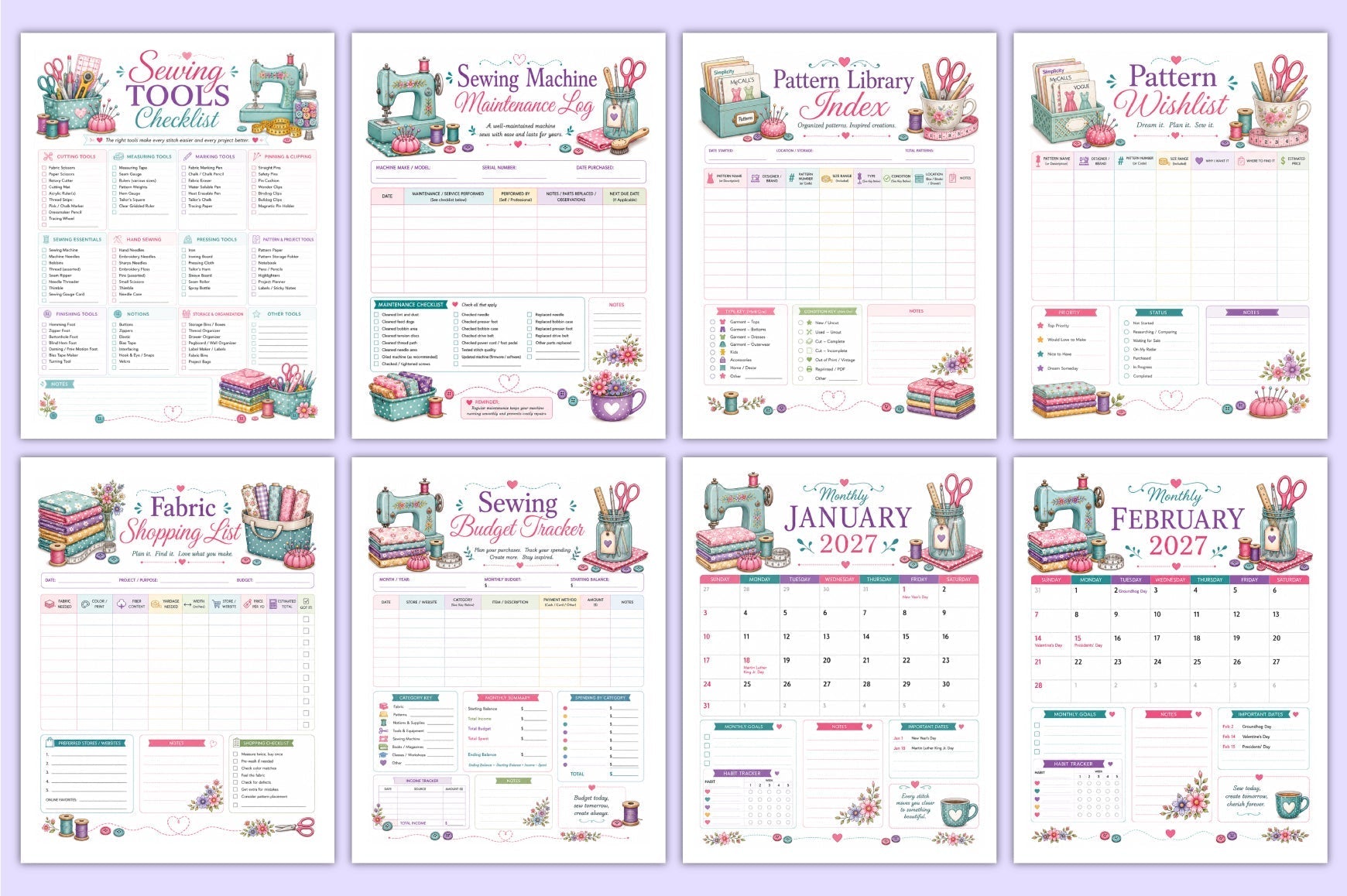 Sewing Project Planner