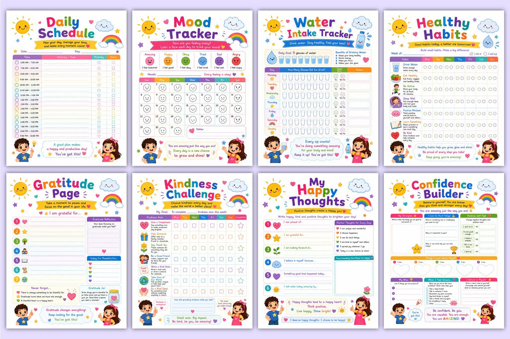 Positive Mind For Kids Planner