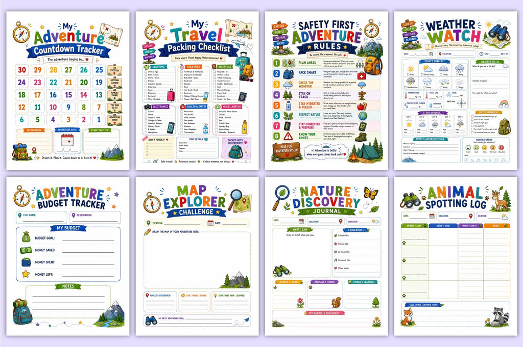 Smart Adventures For Kids Planner