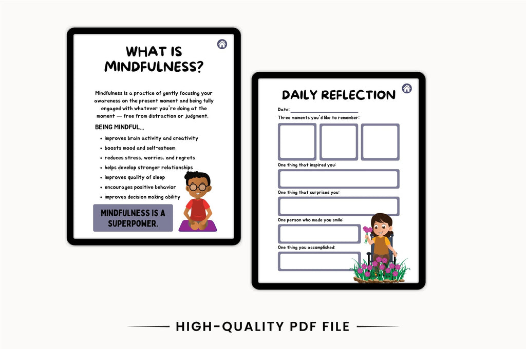 Kids Meditation Mindfulness Journal