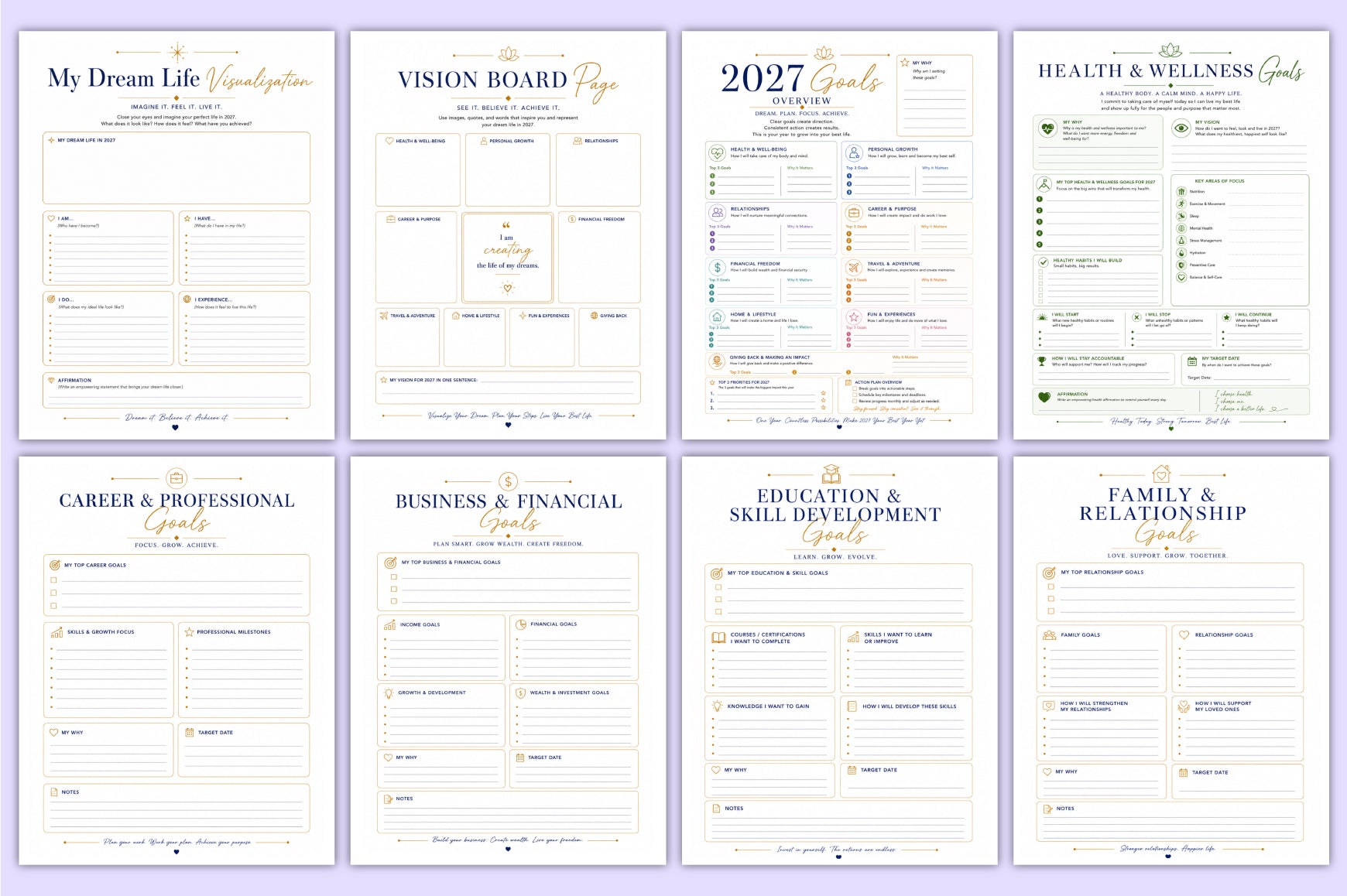 Vision Driven Living Planner