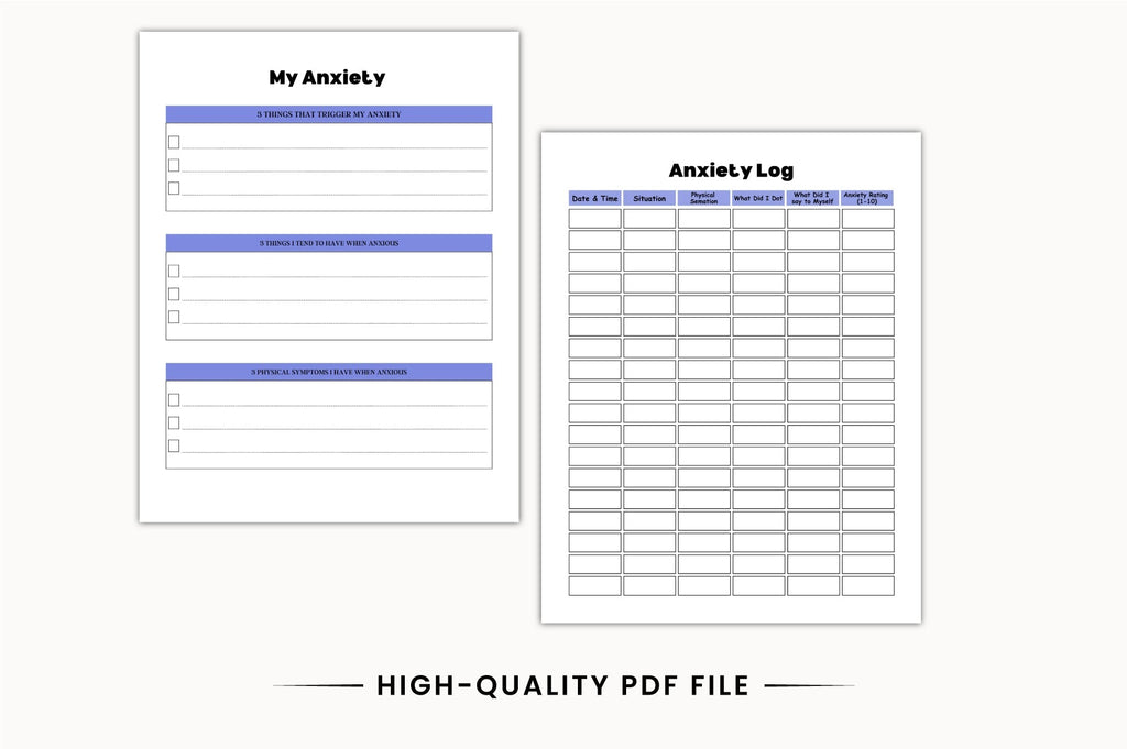 ADHD Brain Power Journal printable productivity and mindset journal