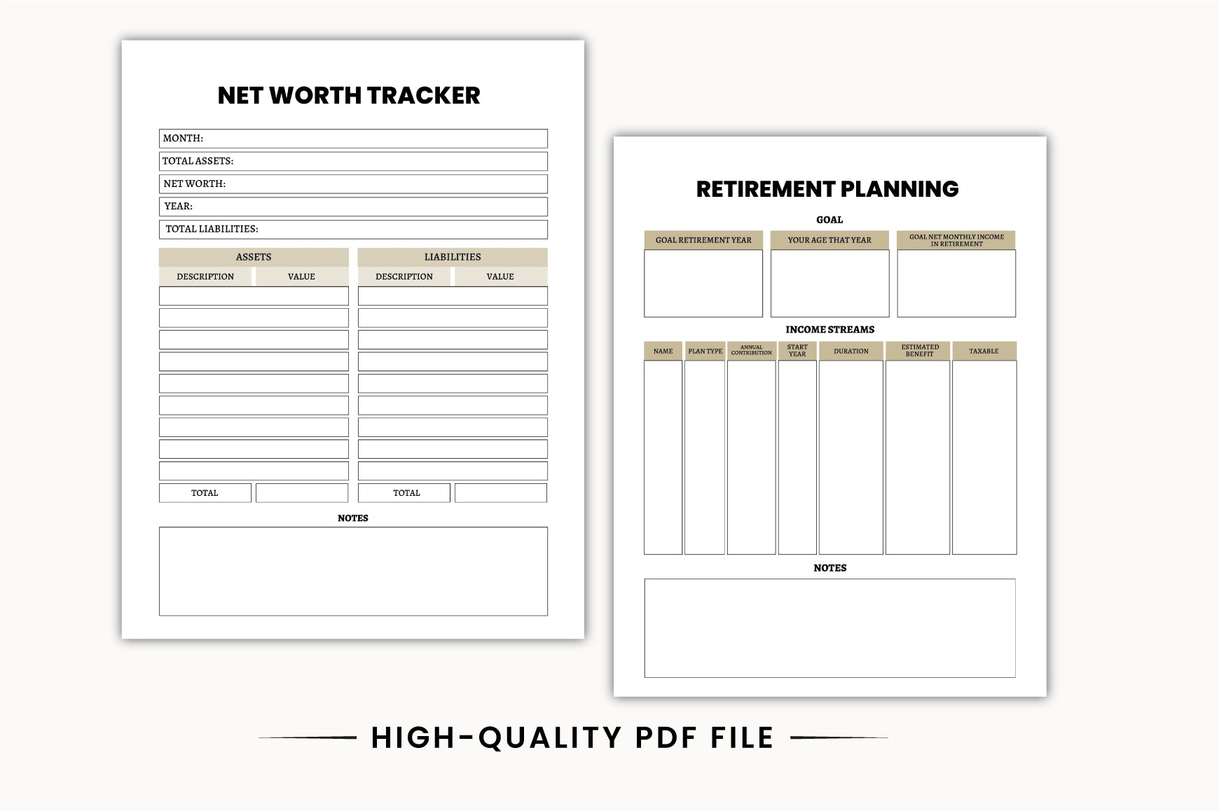 Financial Planning Planner