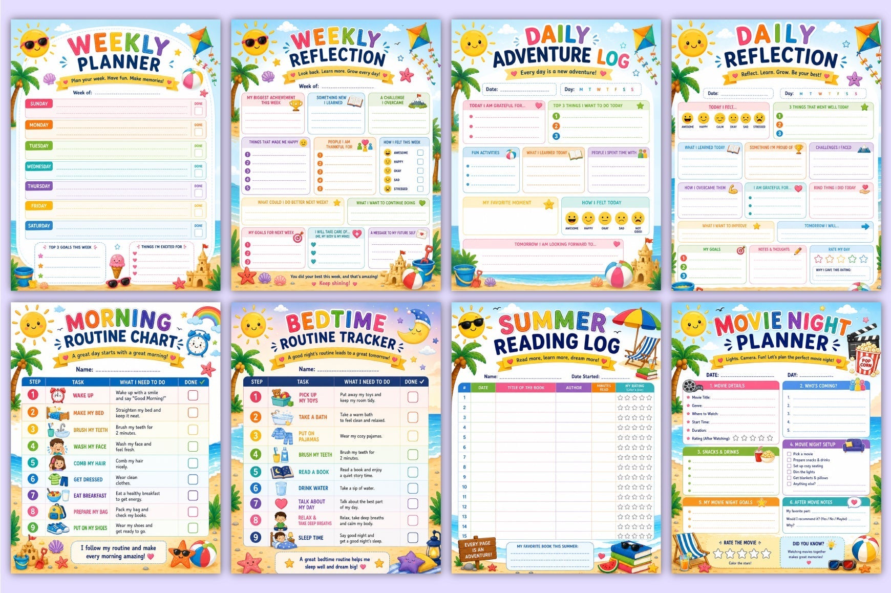 Kids Summer Activity Planner