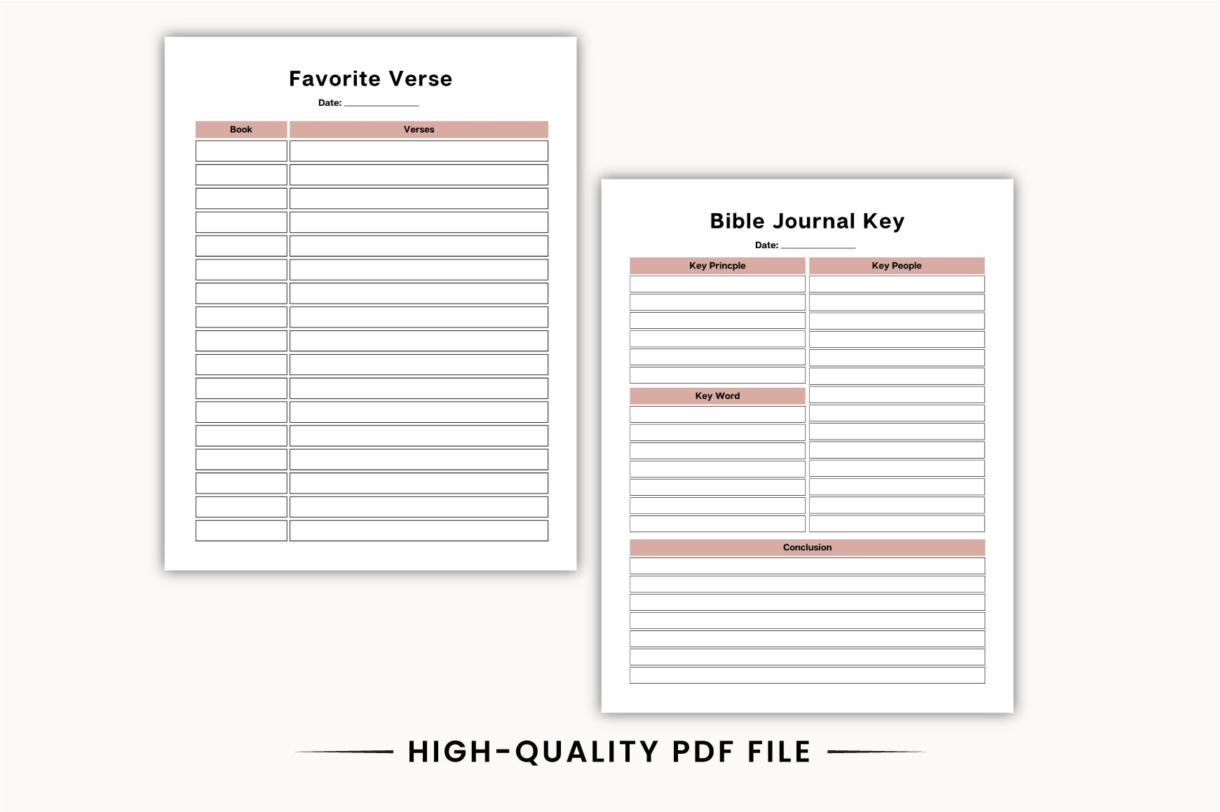 Faith Devotional Planner