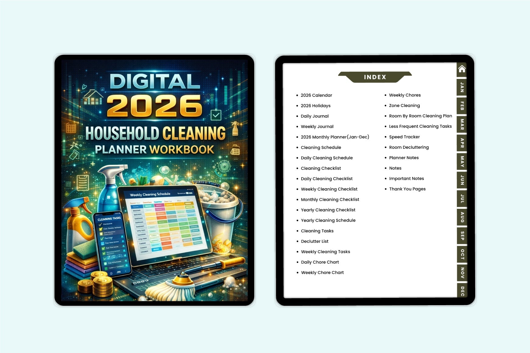 Household Cleaning Workbook