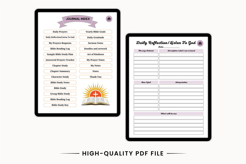 Bible Study and Prayer Journal