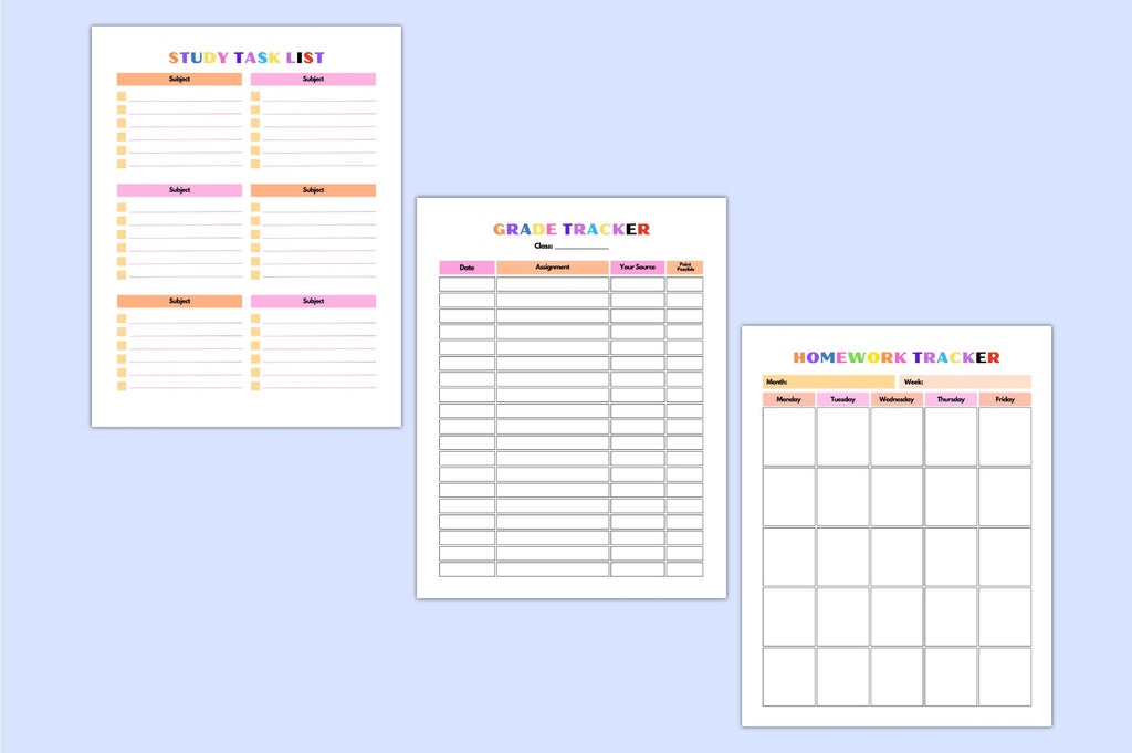 Adhd Daily For Kids Planner