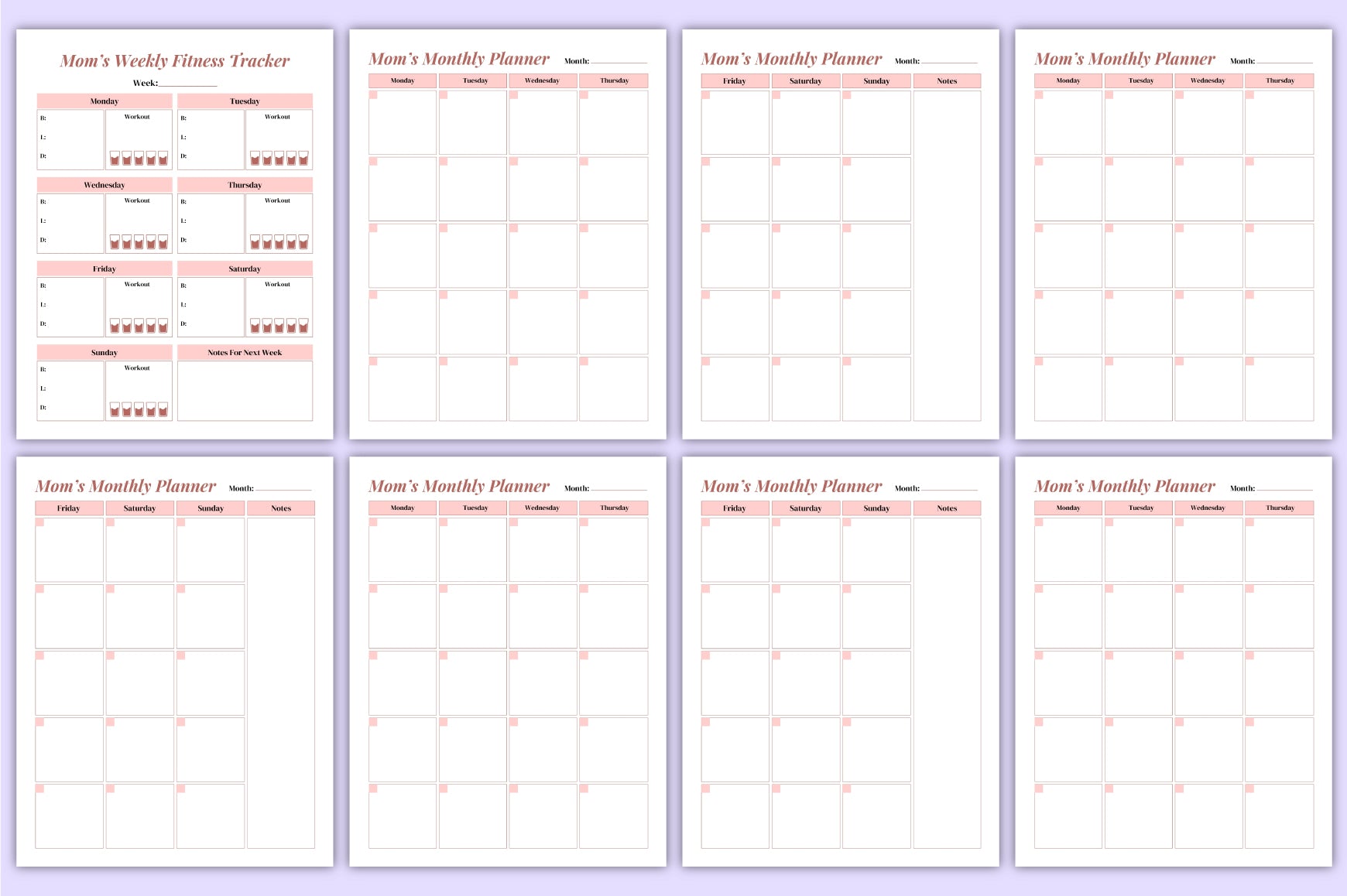 Ultimate Mom Life Workbook