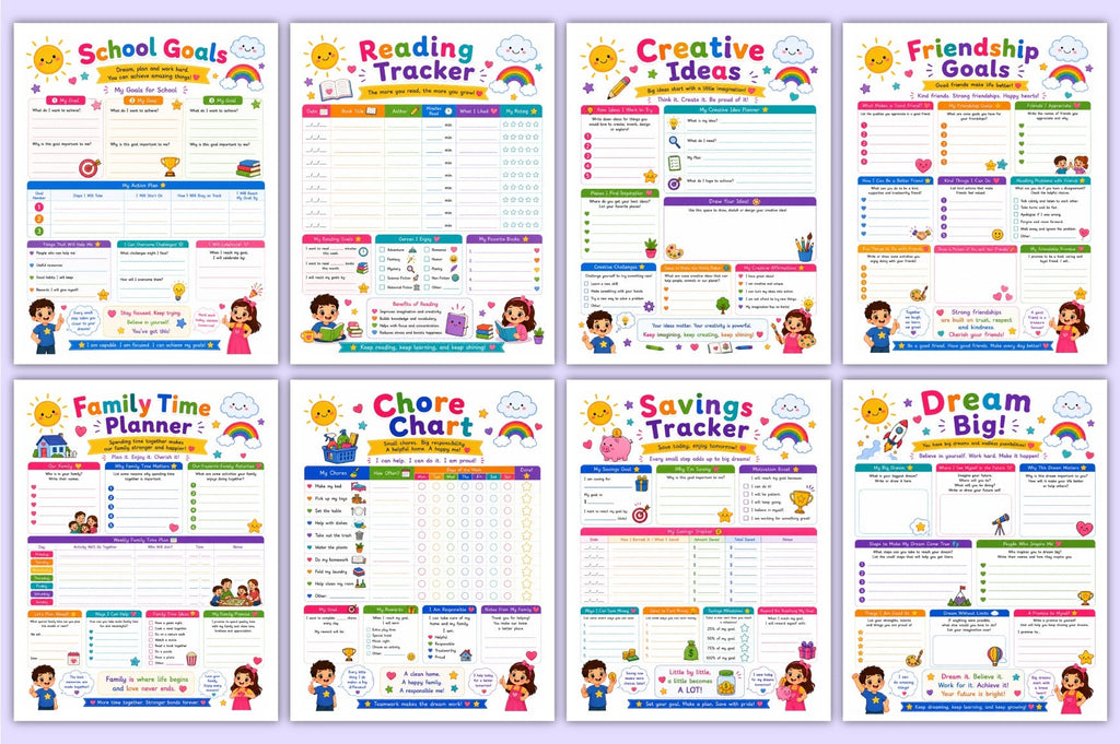 Positive Mind For Kids Planner