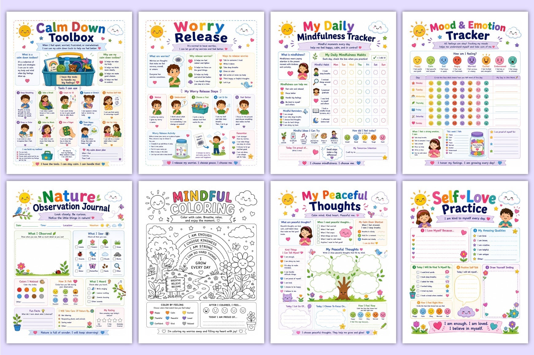Mindfulness For Kids Workbook