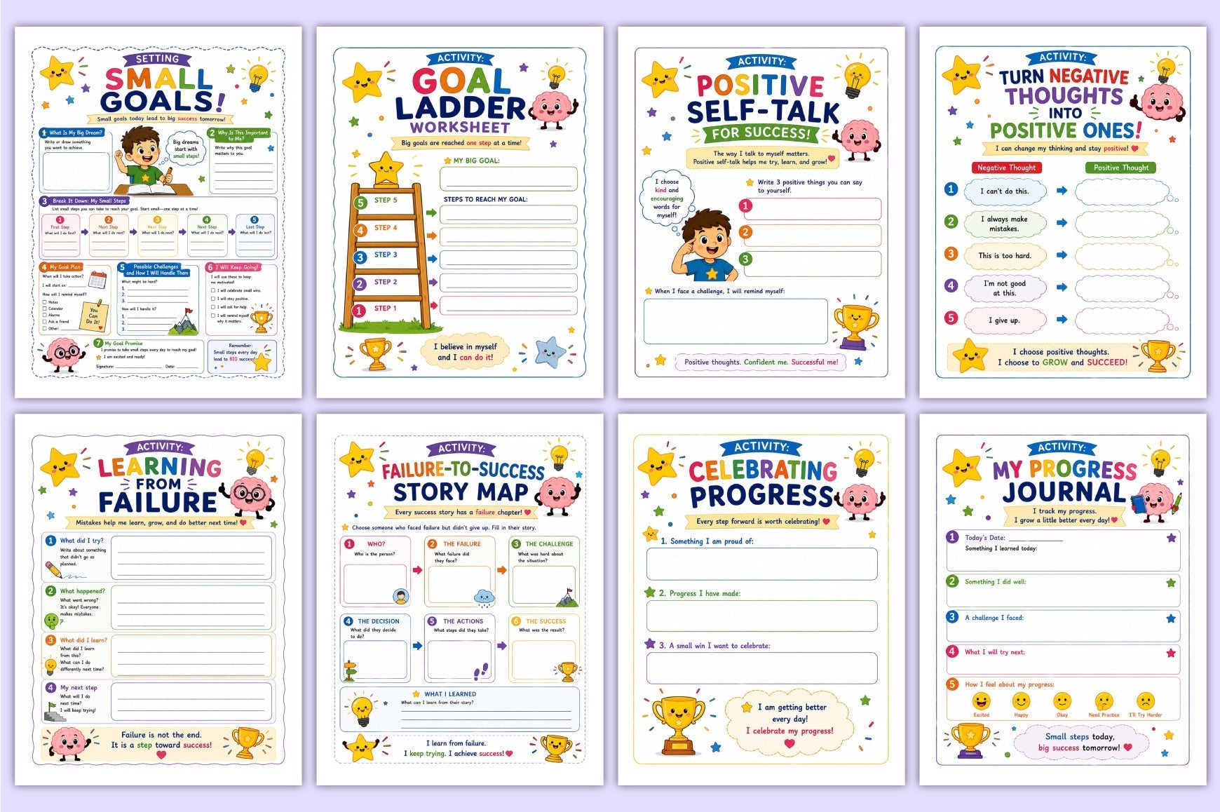 Growth Mindset Activities For Kids