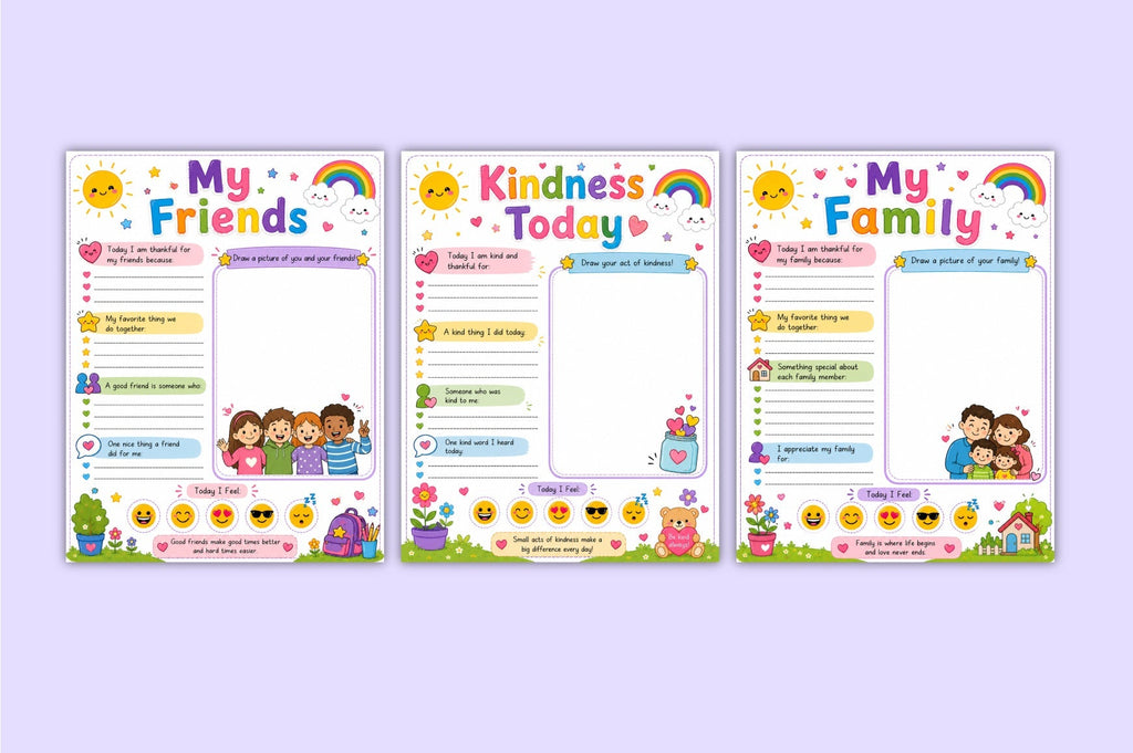 Gratitude For Kids Journal