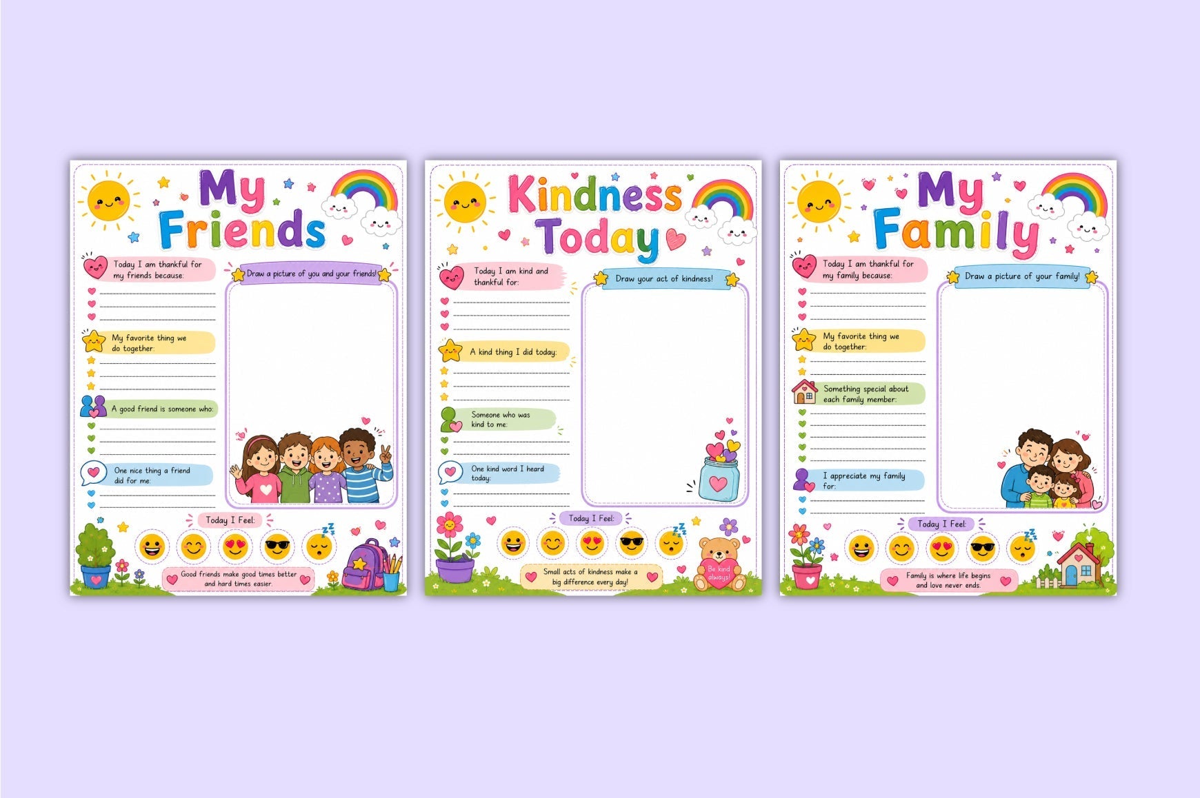 Gratitude For Kids Journal