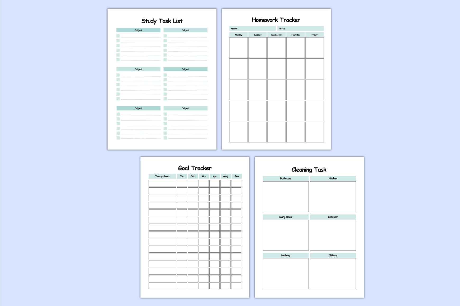 Adhd Academic Planner