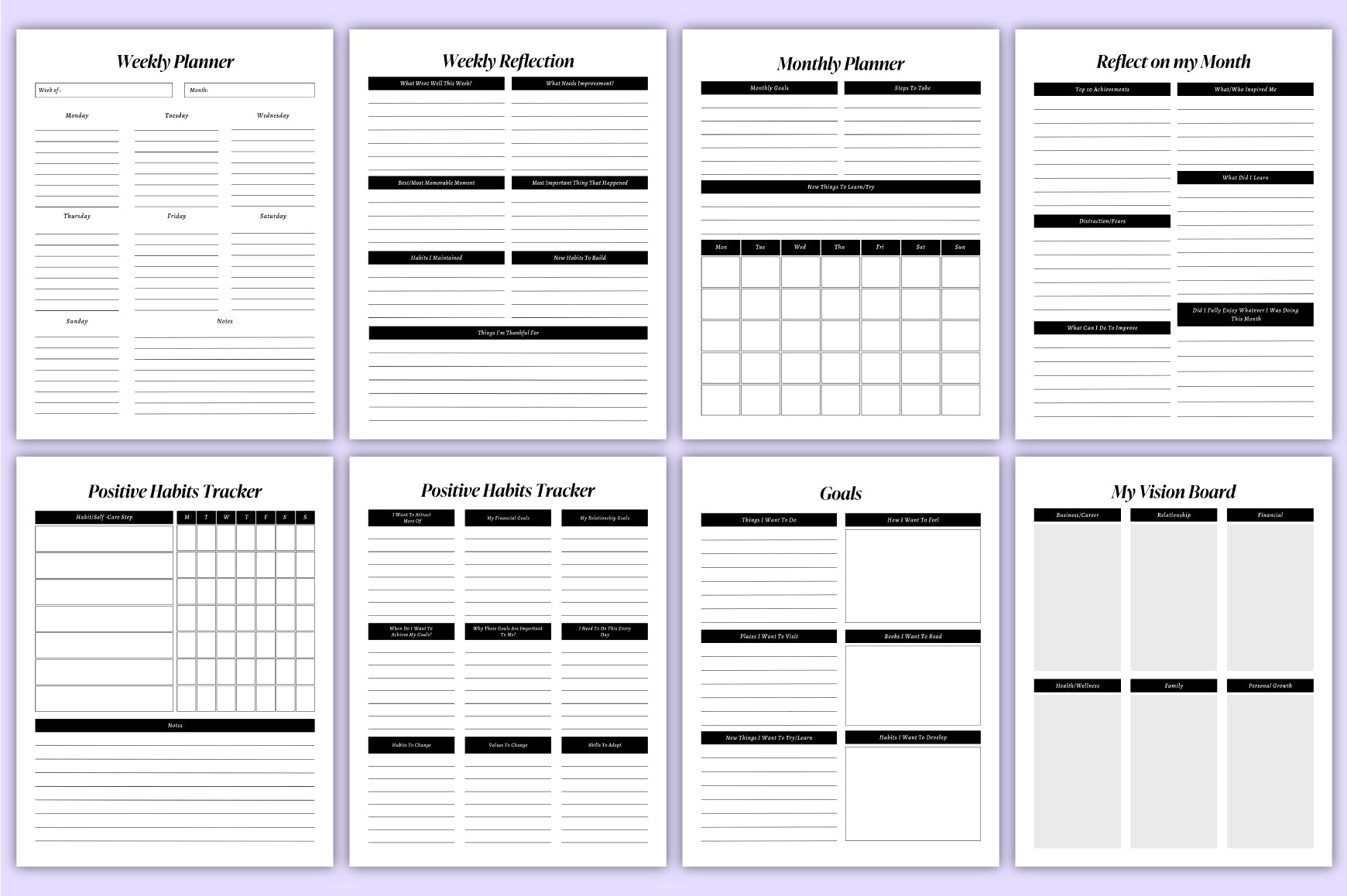 Spiritual Manifestation Planner