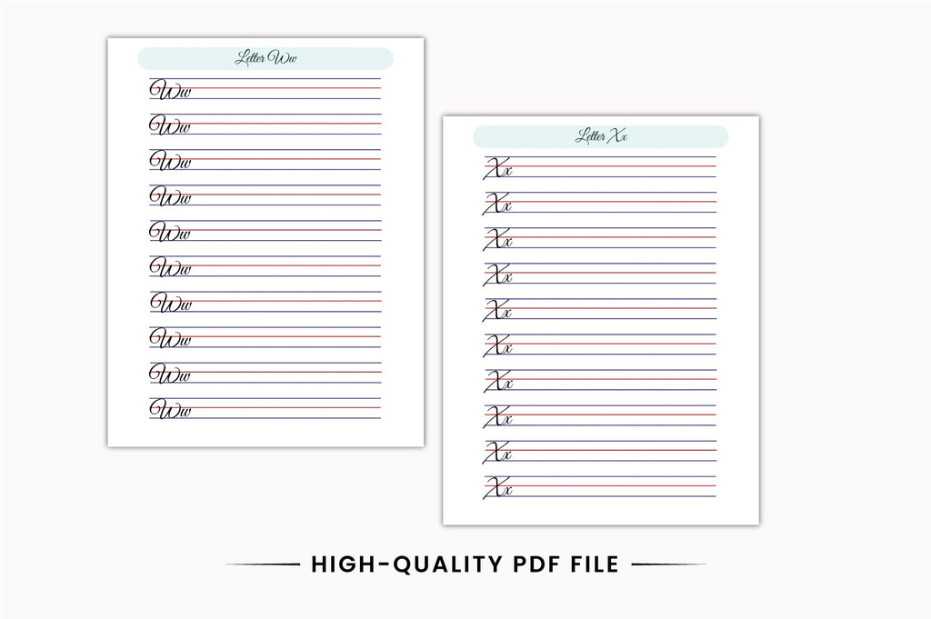 Cursive Handwriting Practice Workbook