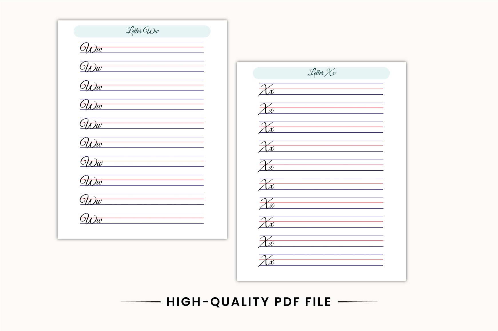 Cursive Handwriting Practice Workbook