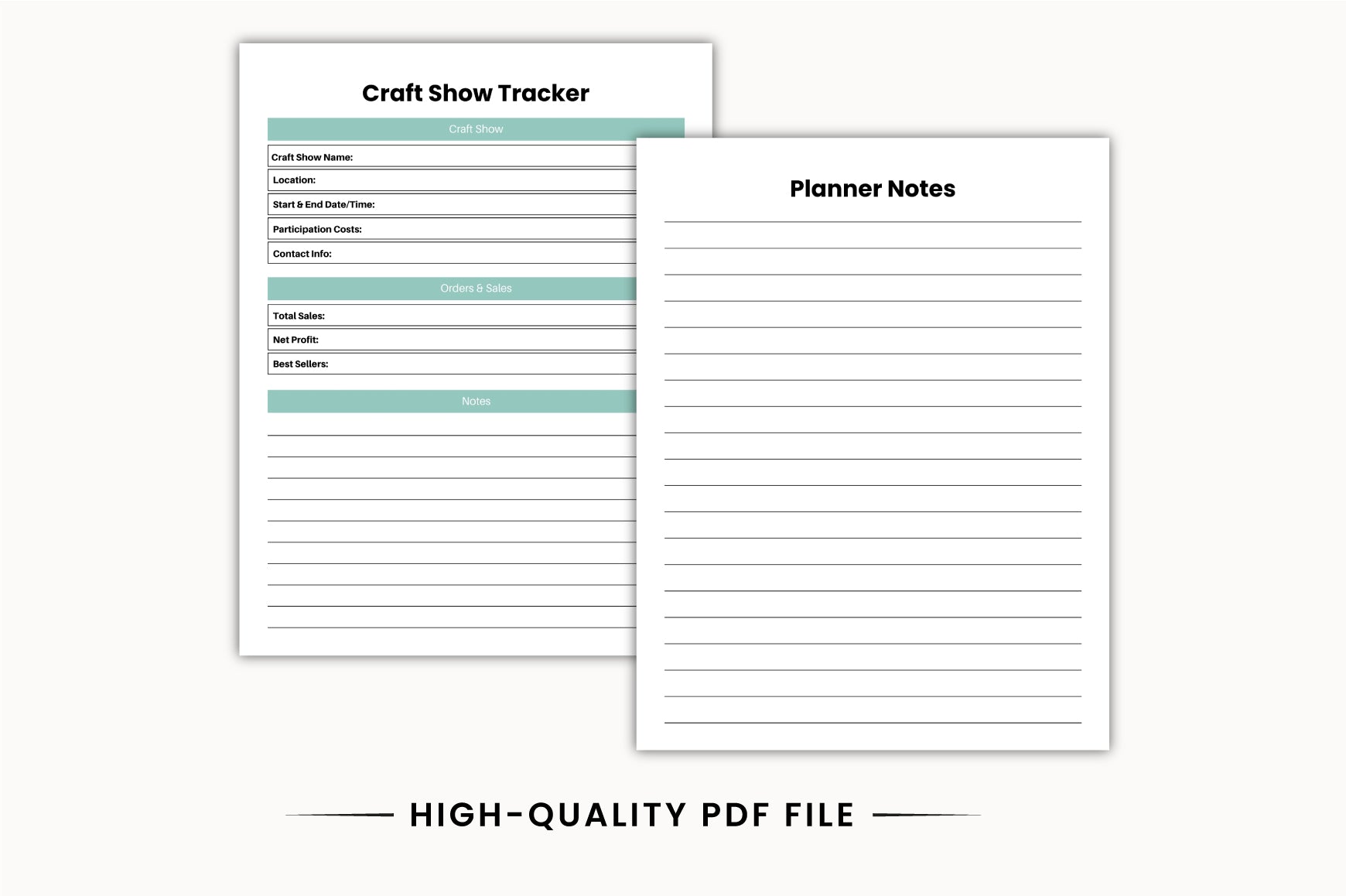 Handmade Business Planner