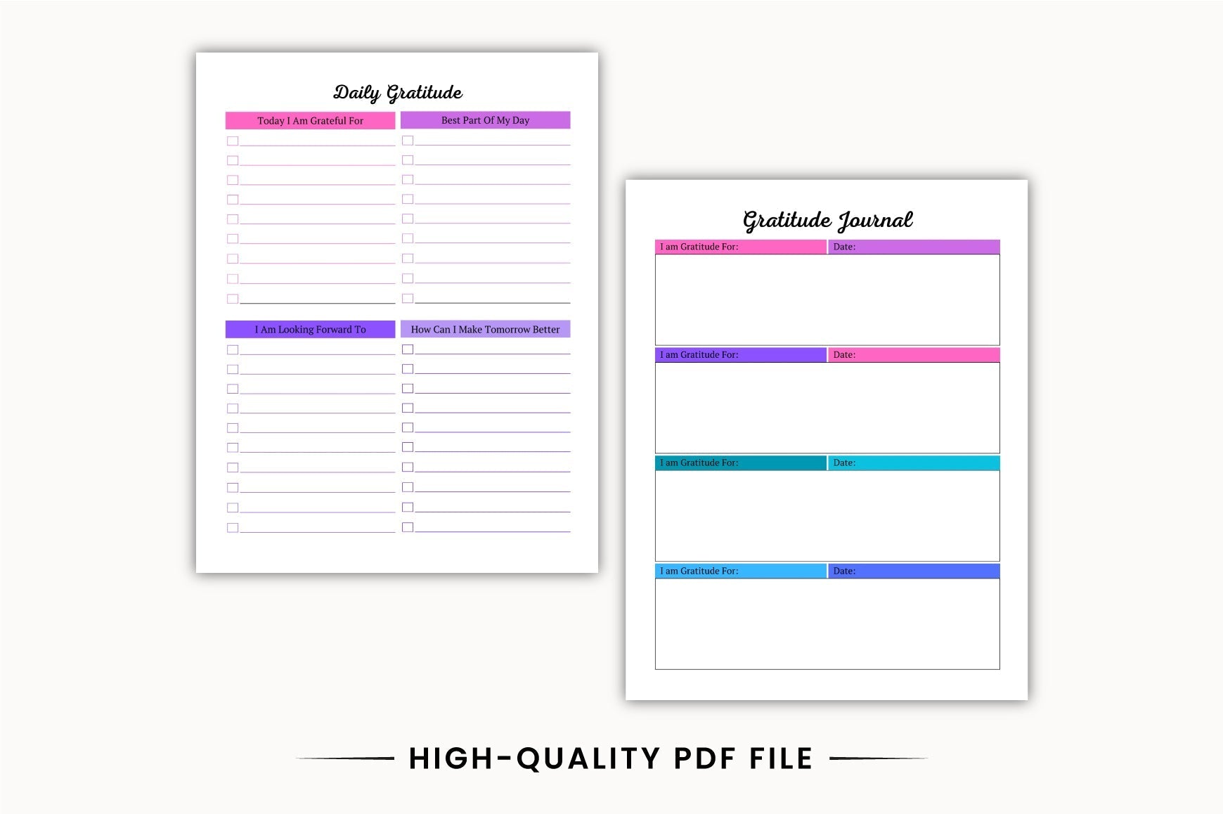Self Care Wellness Planner