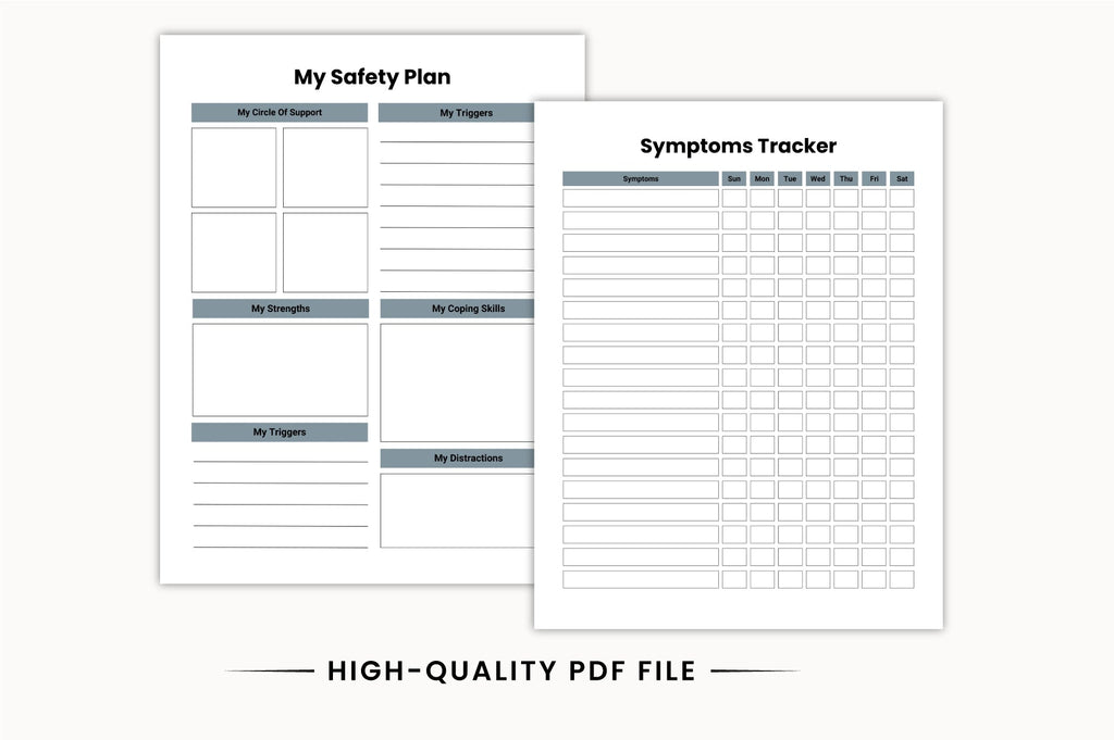 Anxiety Relief Mental Health Journal