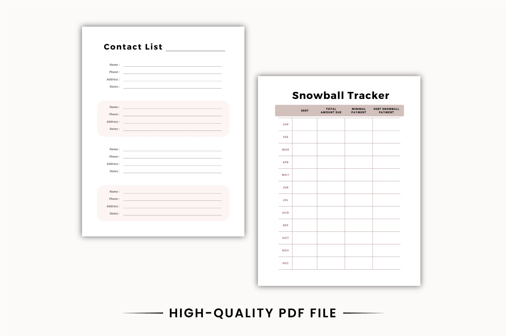 All-In-One Planner