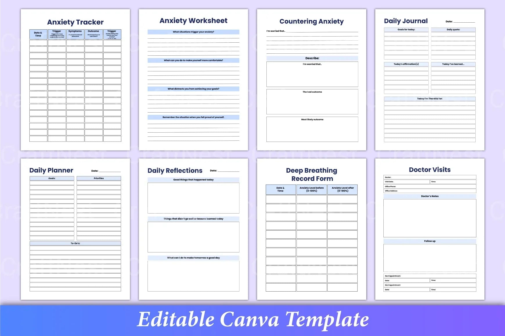 ADHD organization planner for managing priorities, tasks, and daily focus effectively