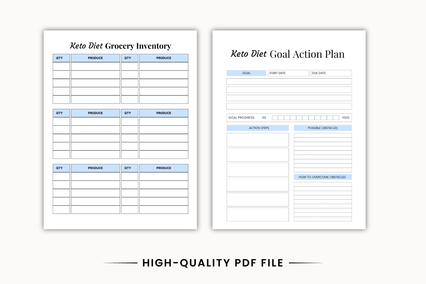 Keto Lifestyle Planner