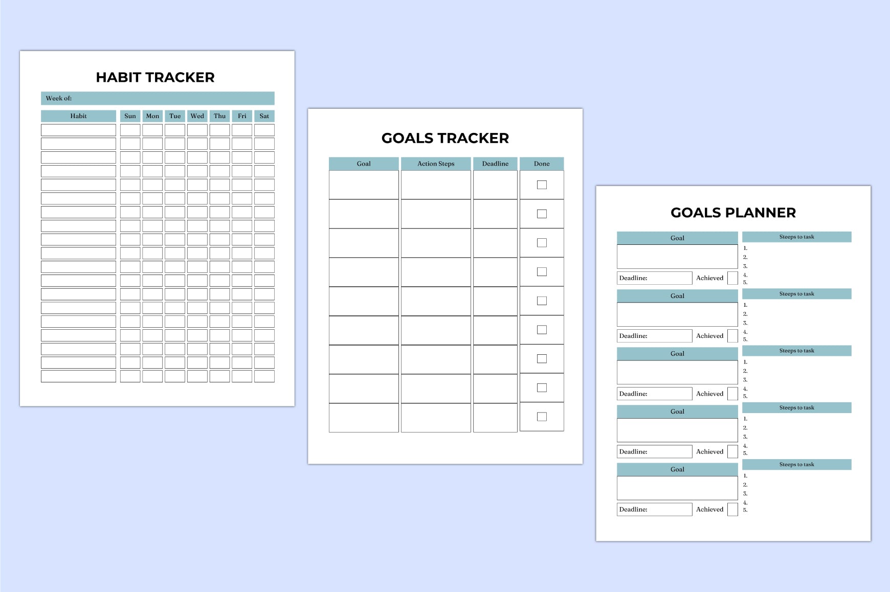 Shirt Business Planner