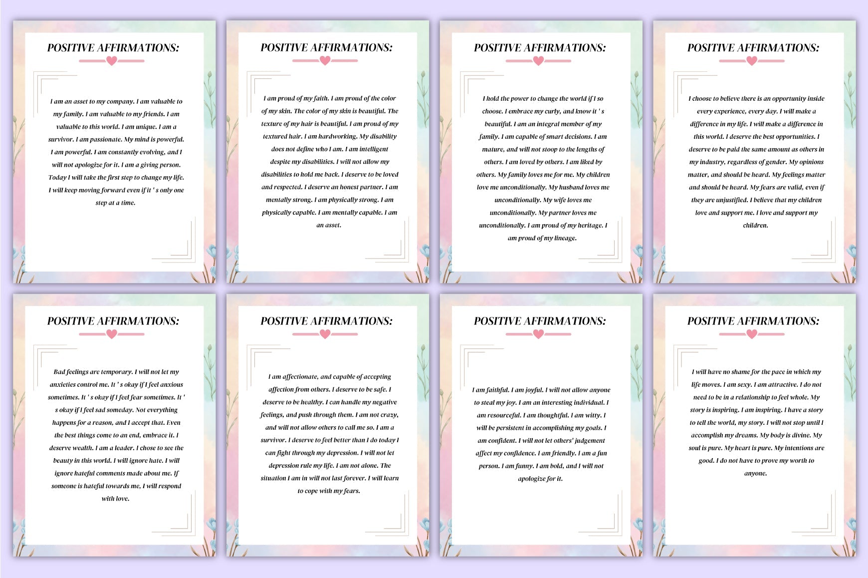 Empowering Affirmations For Women