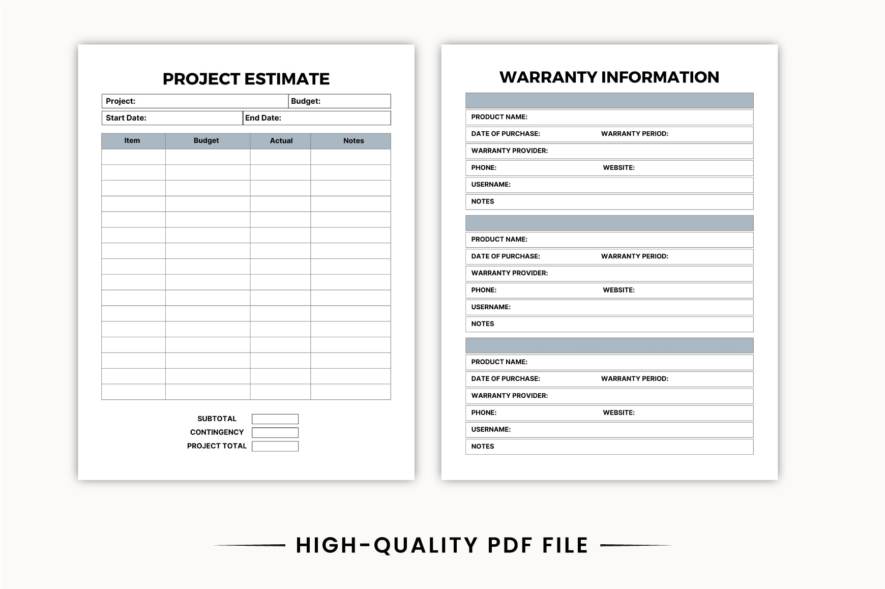 Home Upkeep Planner