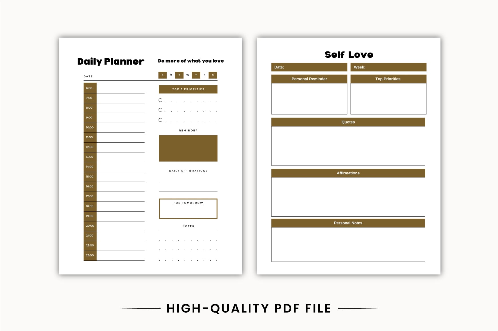 Mental Wellness Planner