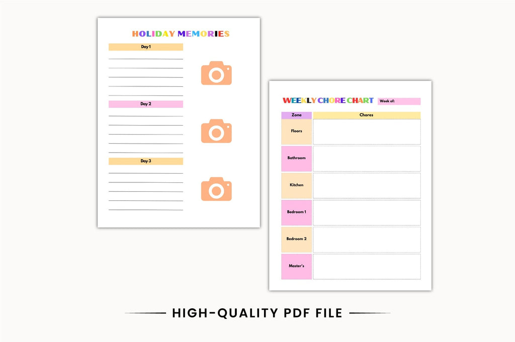 ADHD Daily Planner for Kids Digital Preview