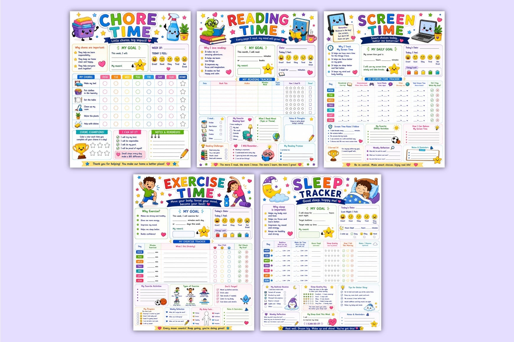Adhd For Kids Planner