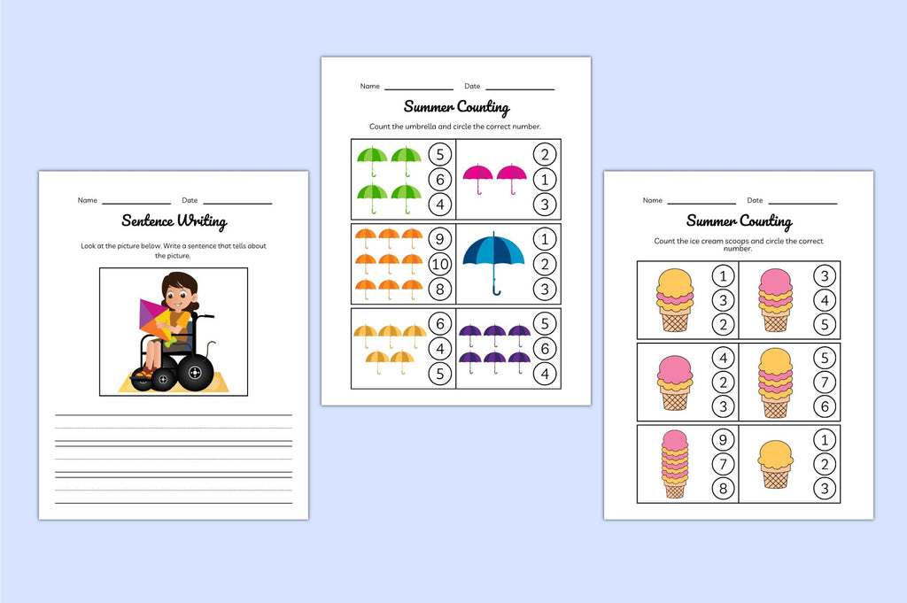 Summer Vacation For Kids Planner