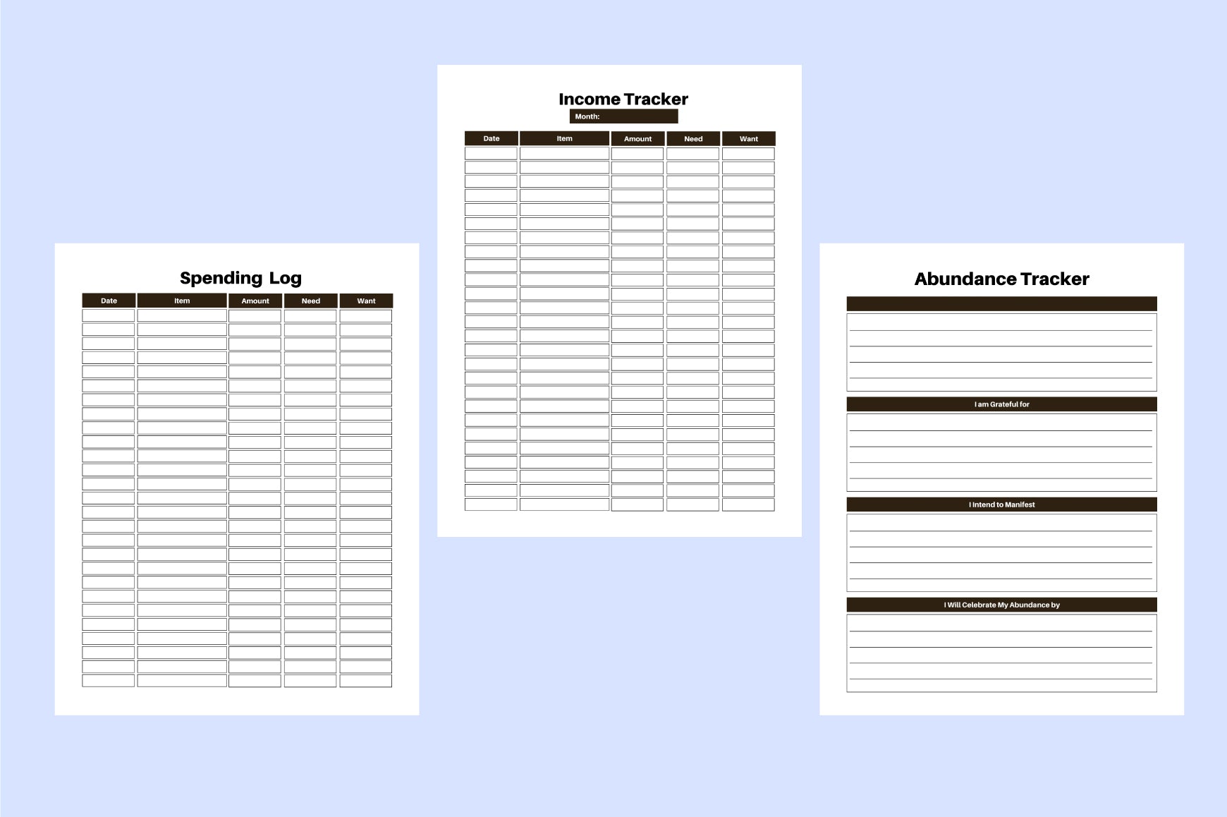 Abundance Positive Mindset Journal