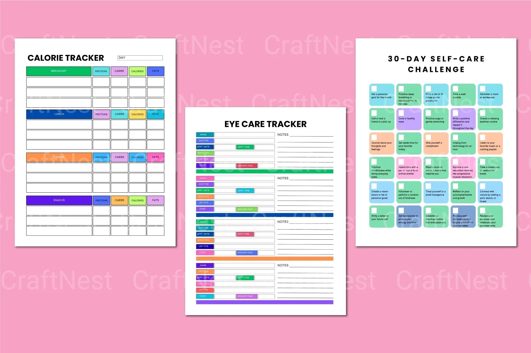ADHD Success Blueprint complete printable planner preview