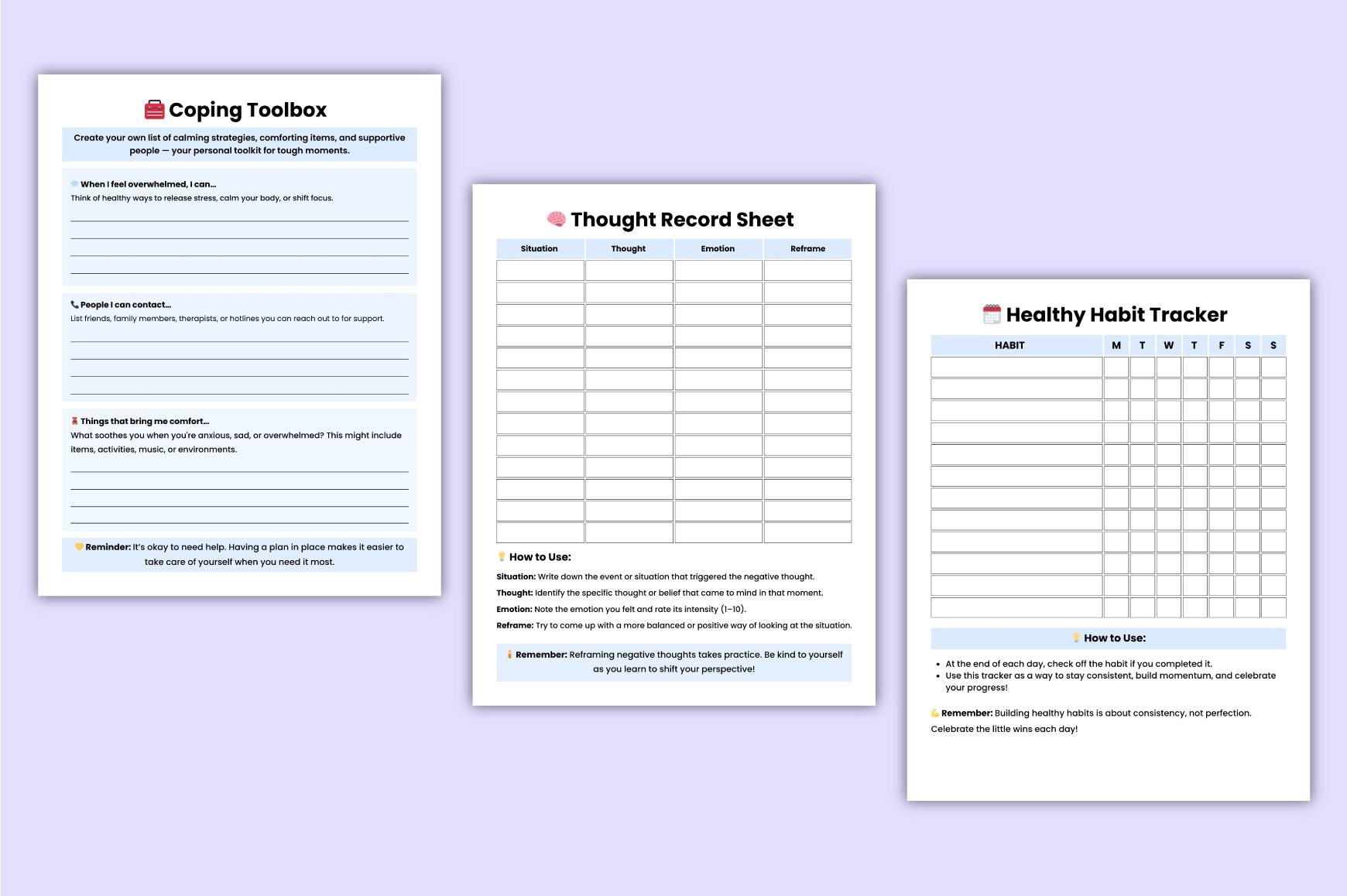 Depression Support Recovery Workbook