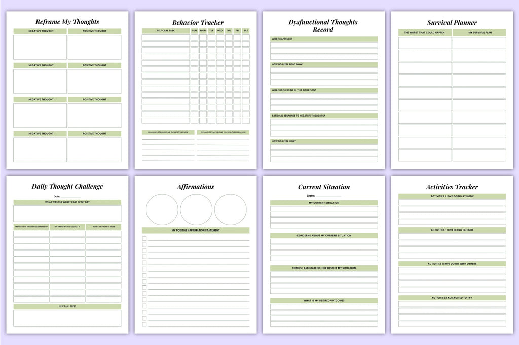 Therapy Self Care Workbook
