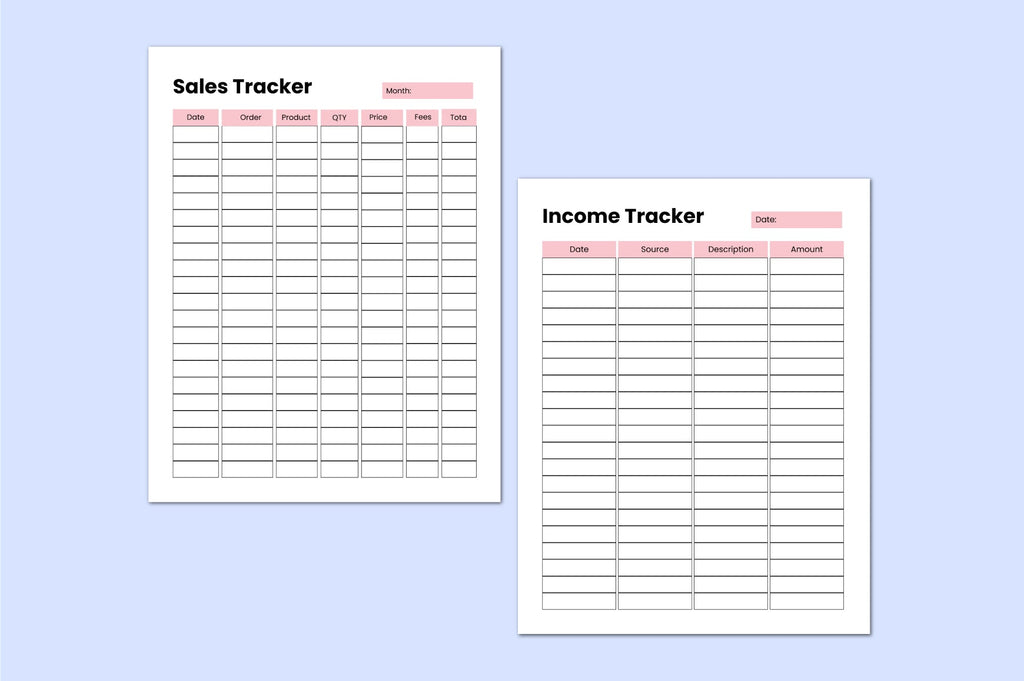 Handmade Product Business Workbook