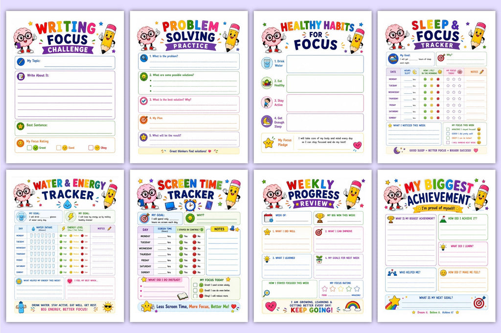 Super Focus For Kids Planner