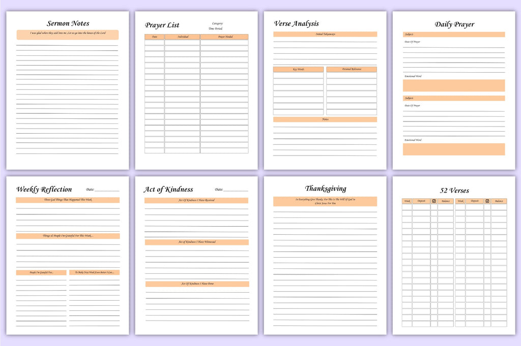 Scripture Study Reflection Journal