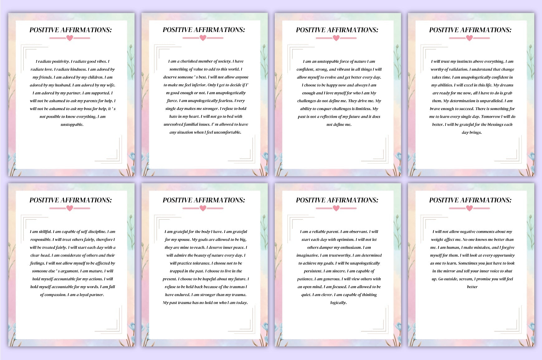 Empowering Affirmations For Women