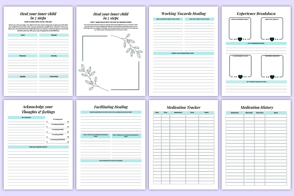 Trauma Healing Ptsd Workbook