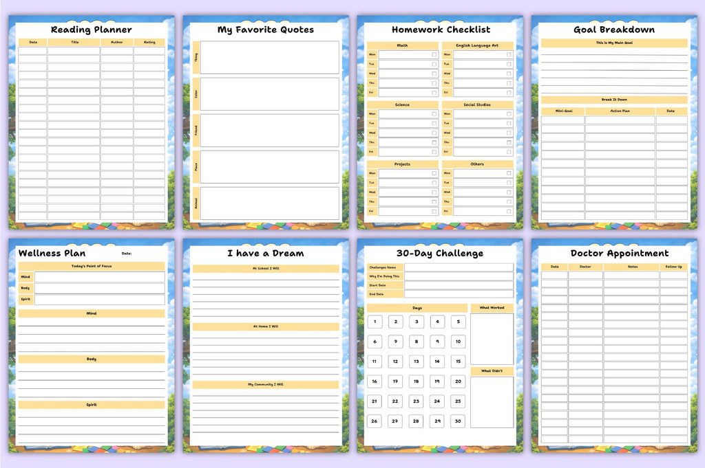 Adhd Skills For Kids Workbook