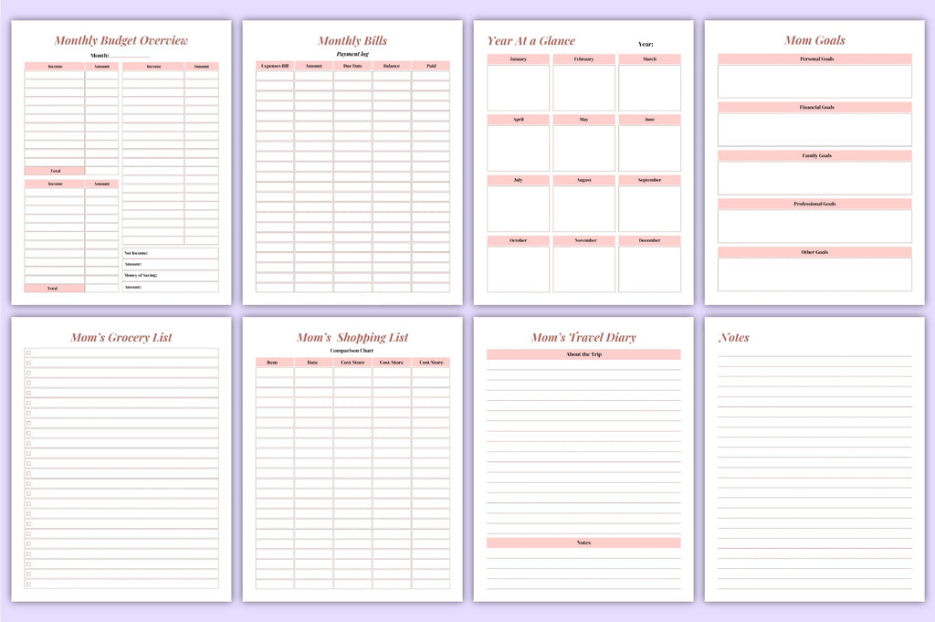 Ultimate Mom Life Workbook