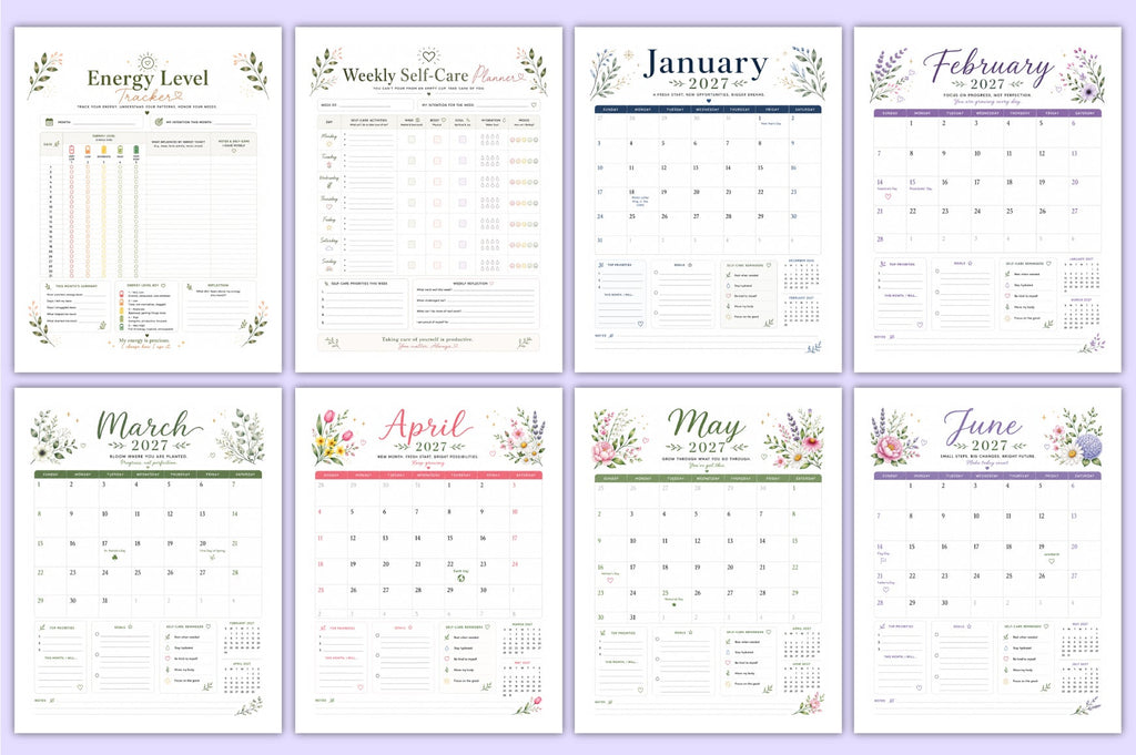Self Care Planner