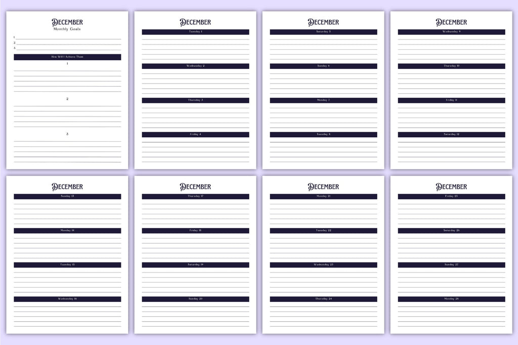 Astrology Lunar Cycle Planner