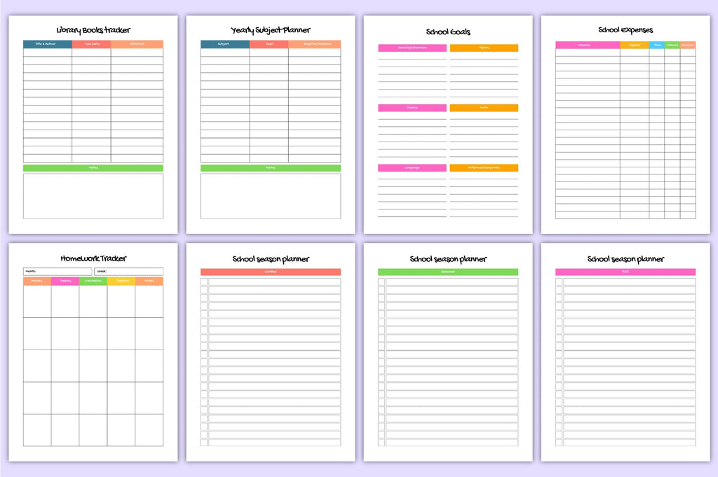 Student Academic Workbook