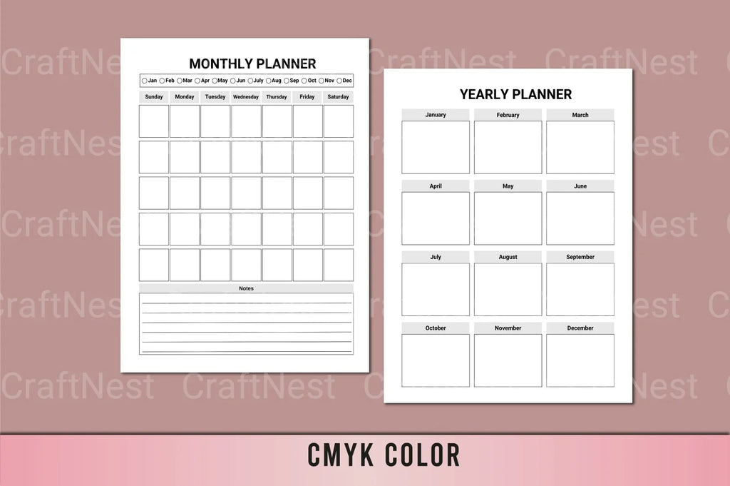 ADHD planner printable with habit tracker, planner pages, and organization worksheets
